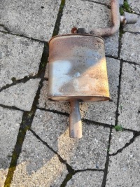 Bmw e39 гаситель конечный средний бензин 2.0 2.5 m52 с Разборки, фото thumb