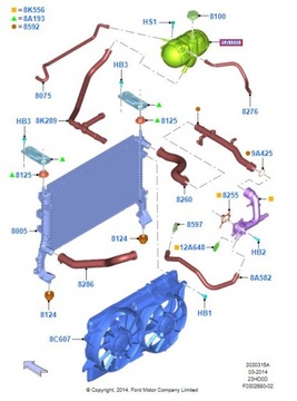 фото thumb №13, Ford оригинальный номер fr33-8a080-ac бак расширительный