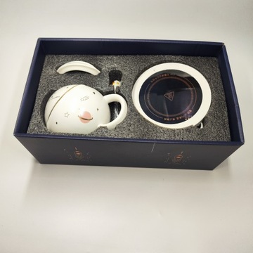 КЕРАМИЧЕСКАЯ кружка с подогревом, ложка, USB-КАБЕЛЬ, рождественская кружка ПЛАНЕТА