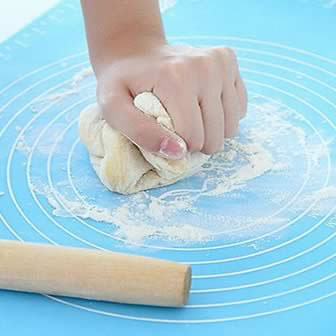 Противоскользящий силиконовый коврик для теста - CookX Mat