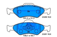 фото thumb №2, Гальмівні колодки гальмівні ford fiesta fiesta iv ka mazda 12