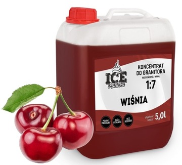 Сироп для гранитора 5л Slushy CHERRY Cherry эффективность 1:7 SLUSH SYRUP