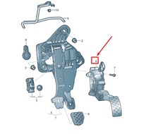 фото thumb №3, Skoda rapid nh accelerator педаль rhd 6r2721503f