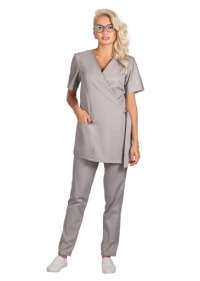 Косметический фартук, комплект кимоно + джинсы скинни, 3XL/4XL