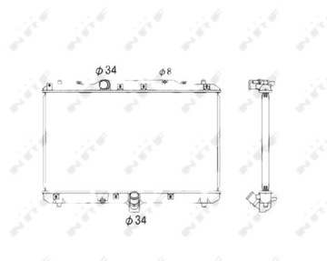 фото thumb №12, Nrf 53582 радіаторів, система охолодження двигуна
