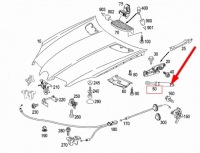 Mercedes-benz slk r171 bonnet капот правий gas амортизатор капота a1719800164 oem Київ, фото thumb