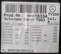 фото thumb №8, Обивка обшивка правый перед mercedes glk x204 eu