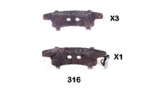 фото thumb №12, Тормозные колодки ham. mazda mpv ii