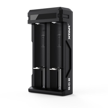 XTAR SC2 18650 26650 Литий-ионное зарядное устройство USB, 2 А