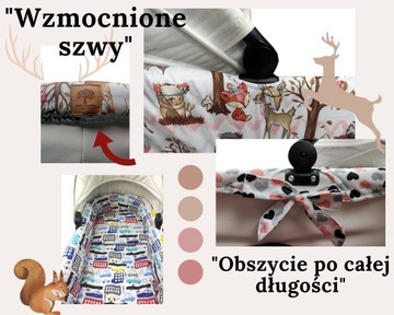 Вставка-пеленалка для гондолы, MINKY COLORS SET