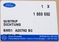 фото thumb №4, Прокладка двері c-max 10- /15- focus mk3 / mk4