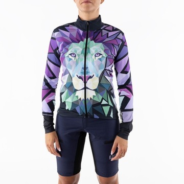 KAYMAQ PRO POY LION damska bluza rowerowa termo