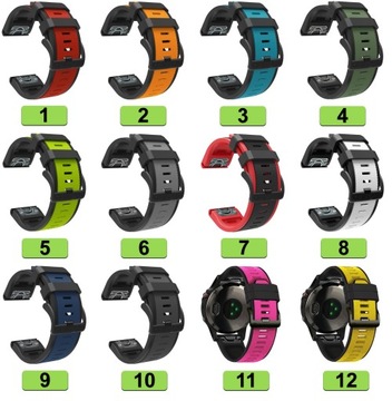 Quickfit Belt для Garmin Fenix ​​5 6 7 Pro Solar Colors