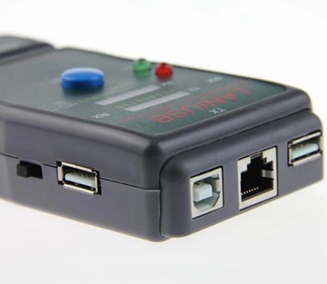 Gembird TESTER DO KABLI SIECIOWYCH SIECI RJ45 RJ11 LED NCT-2 LED
