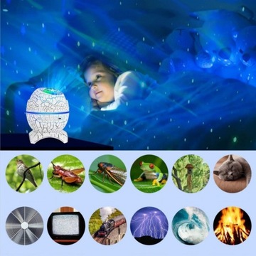 Проектор Galaxy Star Led Night Light для вечеринки - яйцо динозавра Usb