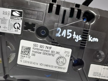 фото thumb №11, Skoda octavia 3 2019r спидометр манометр tachometr 5e0920741f европа 215tys.km