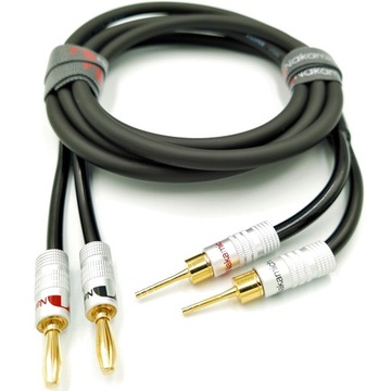 Акустический кабель NAKAMICHI 2x2,5 банановые иглы 2,5 м