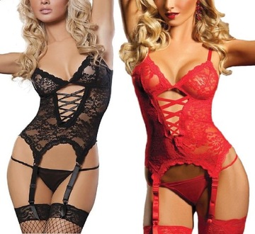 Комплект боди MEGA Sexi + 4 БЕСПЛАТНЫХ ПОДАРКА размер XXL (K001)