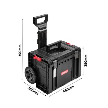 ЯЩИК ДЛЯ ИНСТРУМЕНТОВ МОДУЛЬНЫЙ ЯЩИК НА КОЛЕСАХ Qbrick System SET 3