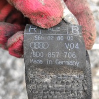 фото thumb №6, Pas безопасности правый перед audi a4 b5