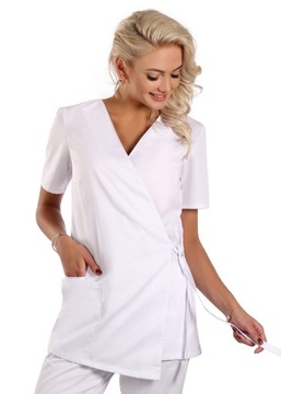 bluza medyczna kosmetyczna kimono 14 kol. XS/S