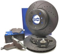 Купити Гальмівні диски гальмівні колодки задній bmw f20 f21 f30 f31 rotinger перфоровані, фото thumb