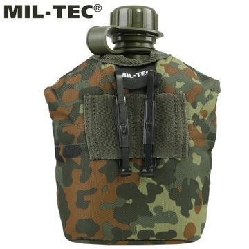 Военно-туристическая столовая с чашкой 1л 1QT MIL-TEC BW Flecktarn