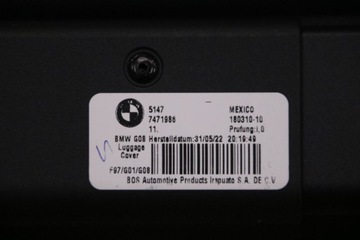 фото thumb №7, Bmw x3 g01 x3m f97 ролета багажника зад задняя чёрная 7471986