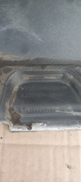 фото thumb №7, Mercedes w205 sedan планка пороговая накладка хром правая левая avantgarde 775