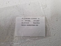 фото thumb №7, Peugeot expert jumpy iii засув зачіп блокування ручка капота кришки двигуна