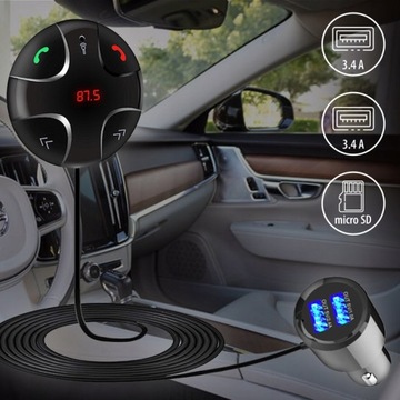 FM-передатчик Forever BLUETOOTH SD, 2 зарядных устройства USB