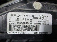 фото thumb №6, Лампа передня права opel meriva b 13253630