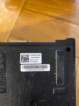 Станция Dell K07A PR03X USB3.0 + блок питания Dell 130 Вт с кабелем питания.