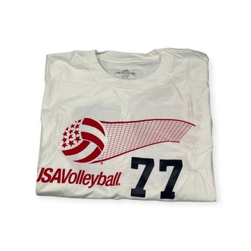Koszulka męska biała ADIDAS VOLLEYBALL USA M 77