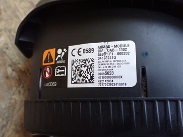 фото thumb №6, Подушка руль водителя подушка безопасности opel insignia b 2017 европа 39095623