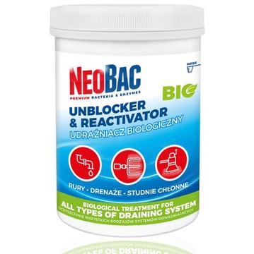 NeoBac Strong Drain Unblocker Концентрат от засоров CLOCKED DRAINAGE