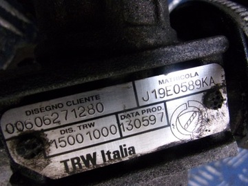 фото thumb №5, Alfa romeo 146 рулевая рейка 00606271280 trw 37502239