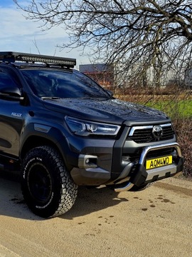 фото thumb №7, Toyota hilux обладнання трубами передні amazon хром kangur труби