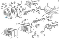 Купить Стекло фары / стекло лампа правая mercedes vario 669, фото thumb
