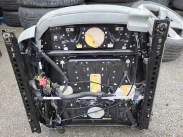 фото thumb №13, Сиденье с подогревом правые перед подушка безопасности застёжка audi a7 4g серый кожа оригинальный номер eu