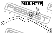 фото thumb №3, Подушка стабілізатора перед do mitsubishi pajero