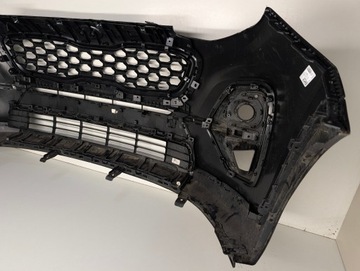 фото thumb №14, Бампер перед kia sportage iv рестайлинг чёрный 2018-2021