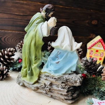 Bożonarodzeniowa Figurka Święta Rodzina Szopka, Stajenka Pod Choinkę