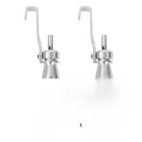 фото thumb №14, 2szt тюнінг автомобільний турбіна пищалка випускний сигналізатор звуковий ogon сріблястий