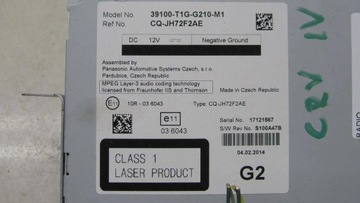 фото thumb №6, Honda cr-v iv радіо cd 39100-t1g-g210-m1