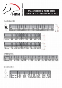 Бриджи HKM, SUNSHINE 36, черные