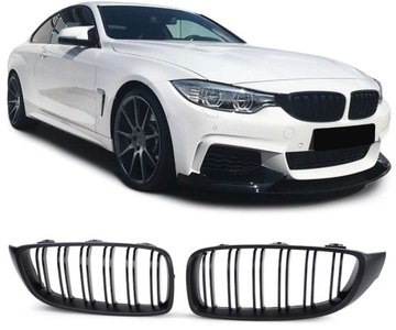 фото thumb №15, Решітки радіатора решітка радіатора бампера чорний блиск do bmw f32 f33 f36 2013-2018 ala m4