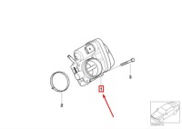 Mini cooper r50 модуль корпус дросель 13547509043 оригінальний в Україні, фото thumb