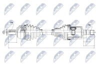 Npw-vv-022 nty приводной вал приводная volvo s60/v60 t2,t3 Цена, фото thumb