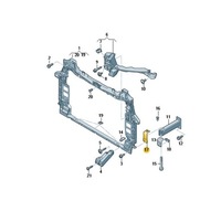фото thumb №1, Тримач кріпильний лонжерон перед audi q7 q8 праві